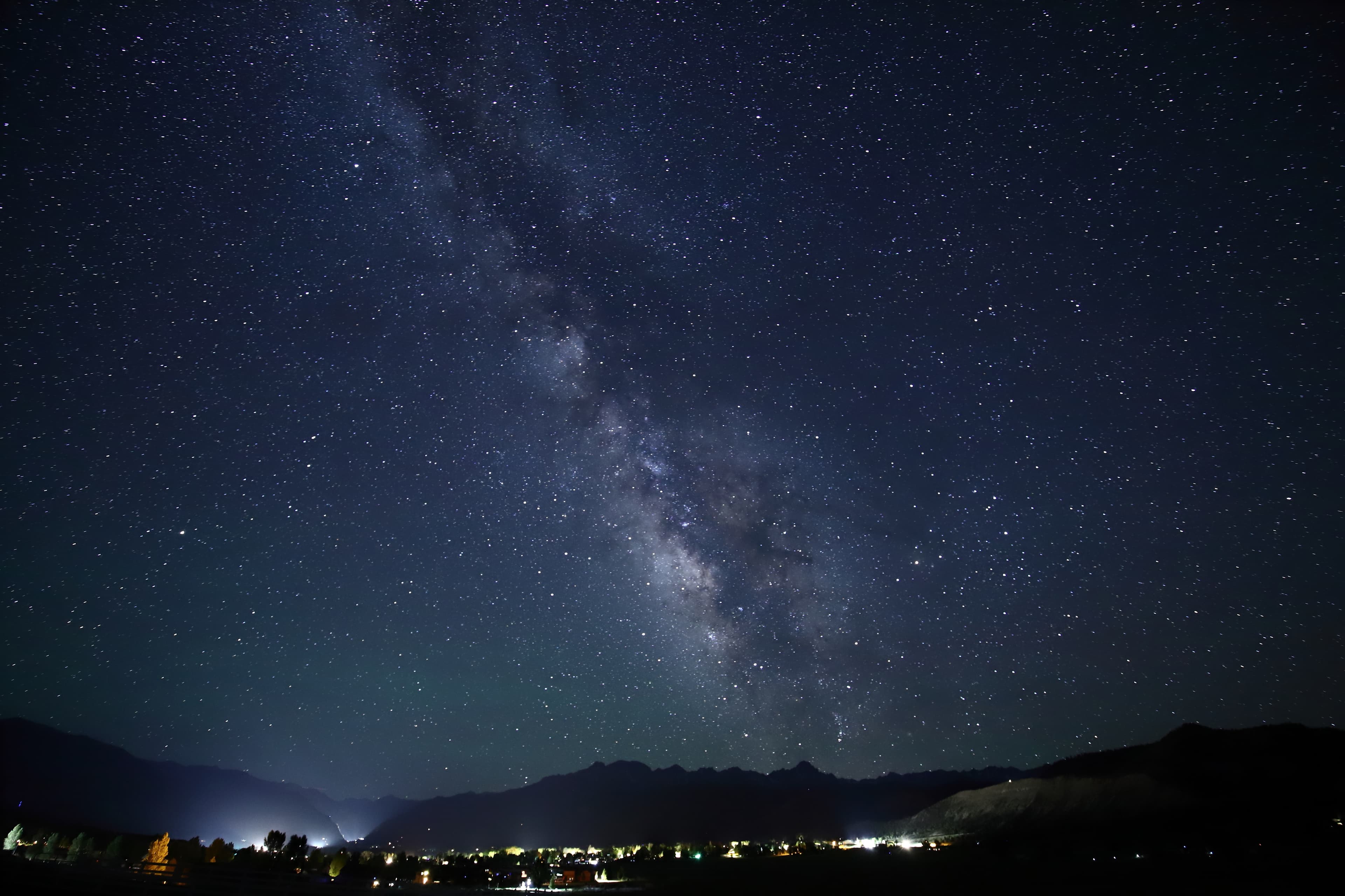 Starry night skies over Ridgway, Colorado