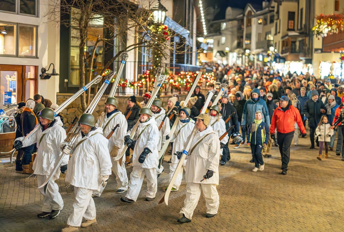 10th Mountain Legacy Parade at Vail Colorado