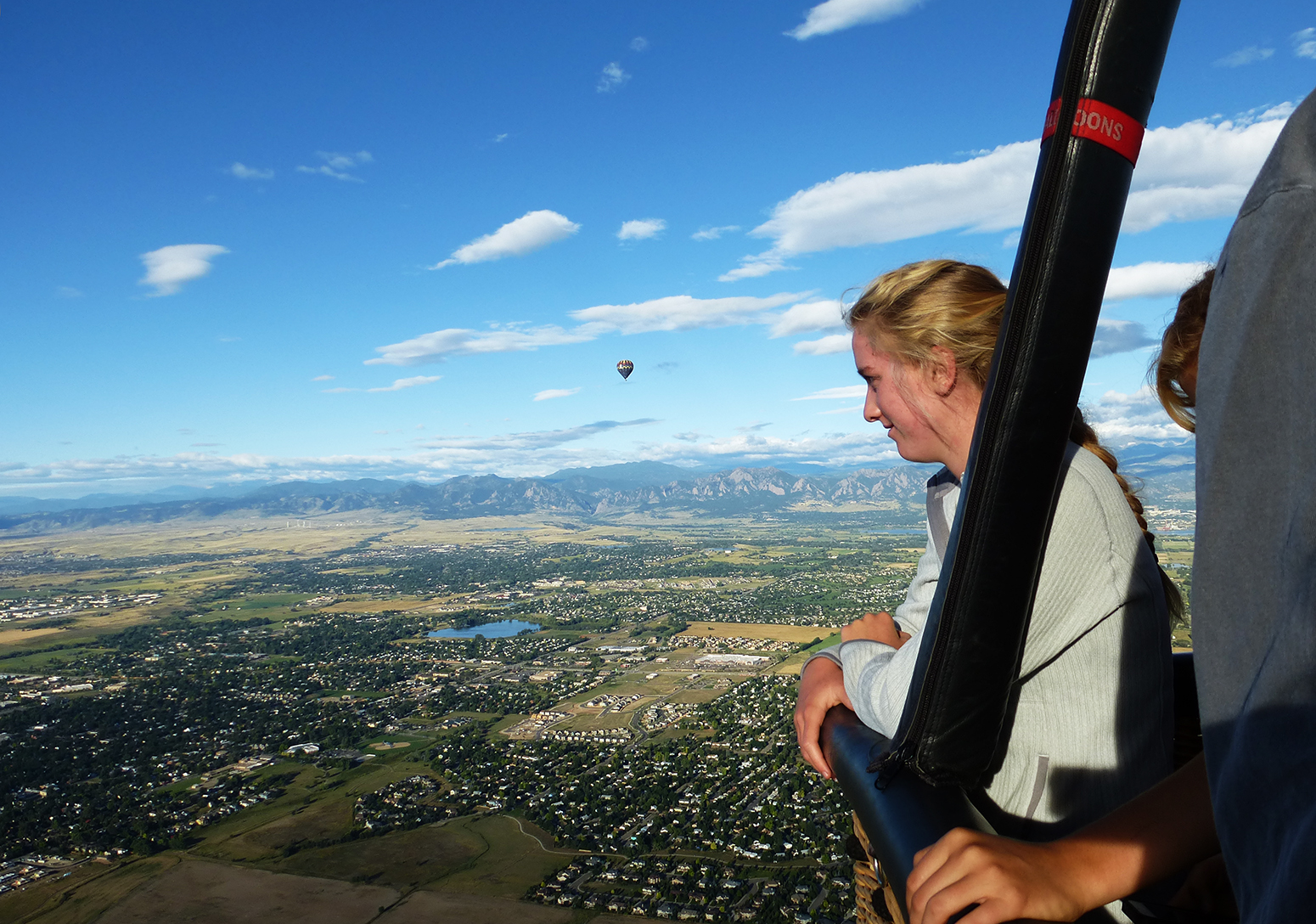 Hot-air ballooning in Boulder Valley