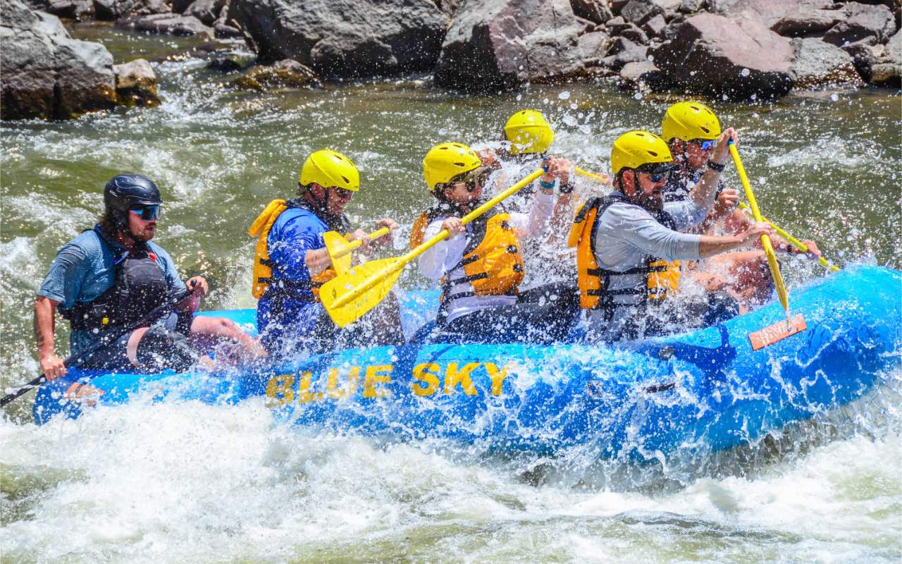 rafting with blue sky adventures | glenwood canyon | half day adventure photo