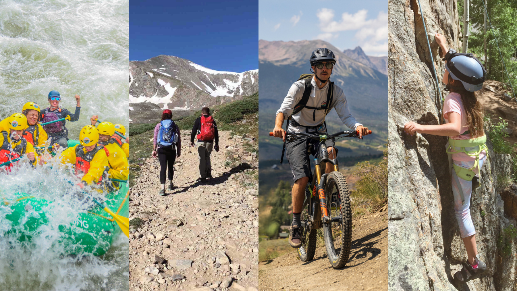let's get out there! guided mountain biking, hiking, paddleboarding, and rock climbing in the majestic rockies! photo